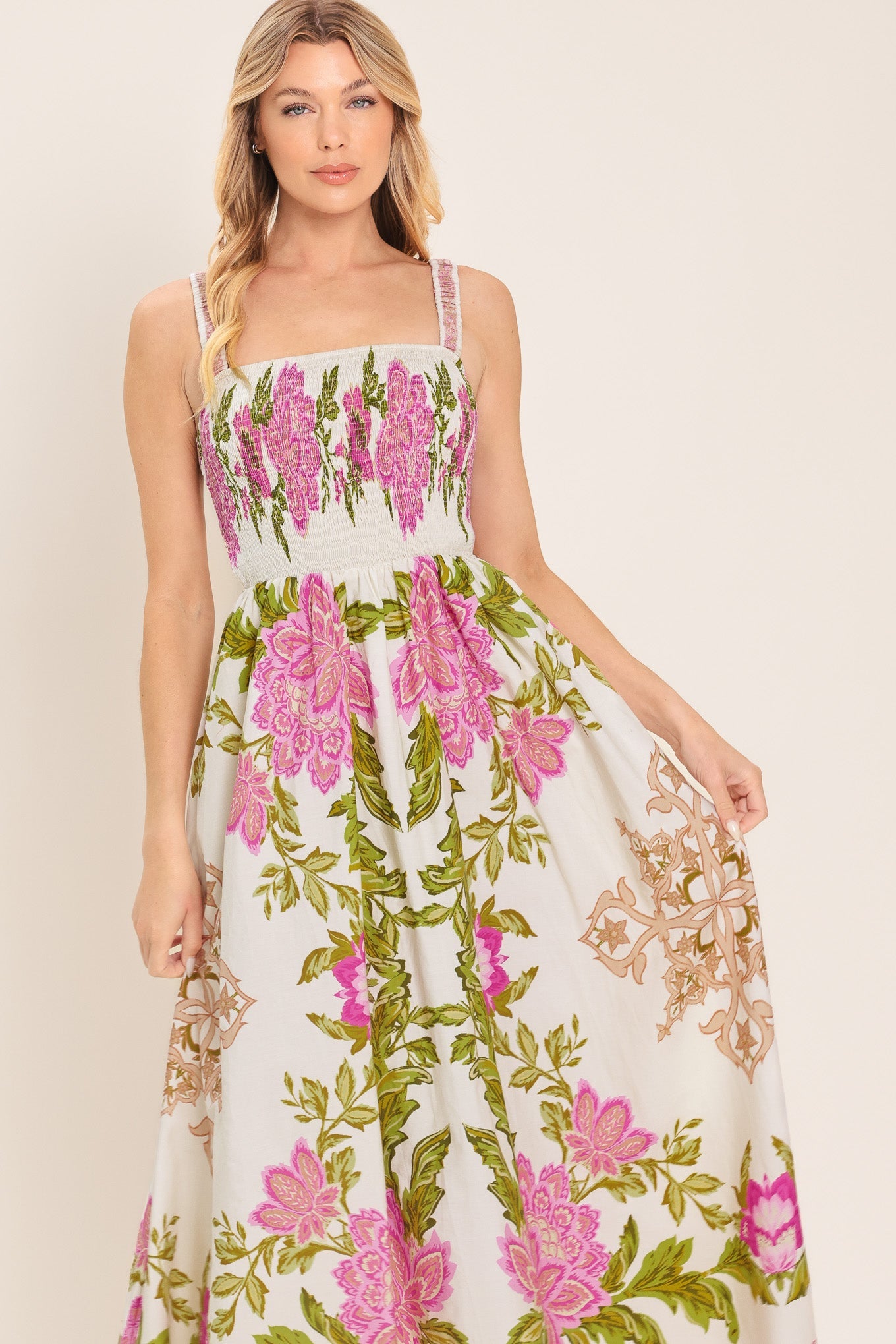 Springtime in Paris Woven Midi Dress view 12 (dress) - spring in paris dress, springtime in paris dress - shop at us.meeeshop