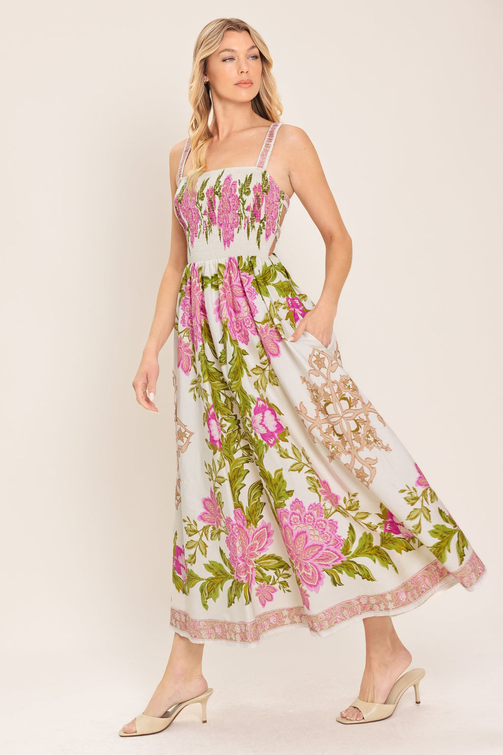 Springtime in Paris Woven Midi Dress view 9 (dress) - spring in paris dress, springtime in paris dresse - shop at us.meeeshop