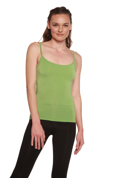 Spun Bamboo Clearance Women's Bamboo Viscose Spaghetti Strap Camisole Top in Medium view 6 - Spun Bamboo T Shirt