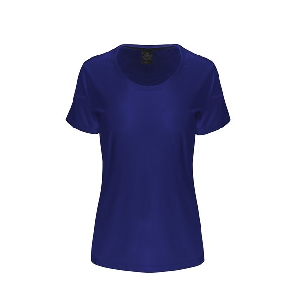 Spun Bamboo Women's Bamboo/cotton Short Sleeve Scoop Neck T-shirt in Small view 4 - Spun Bamboo Clothing (top)