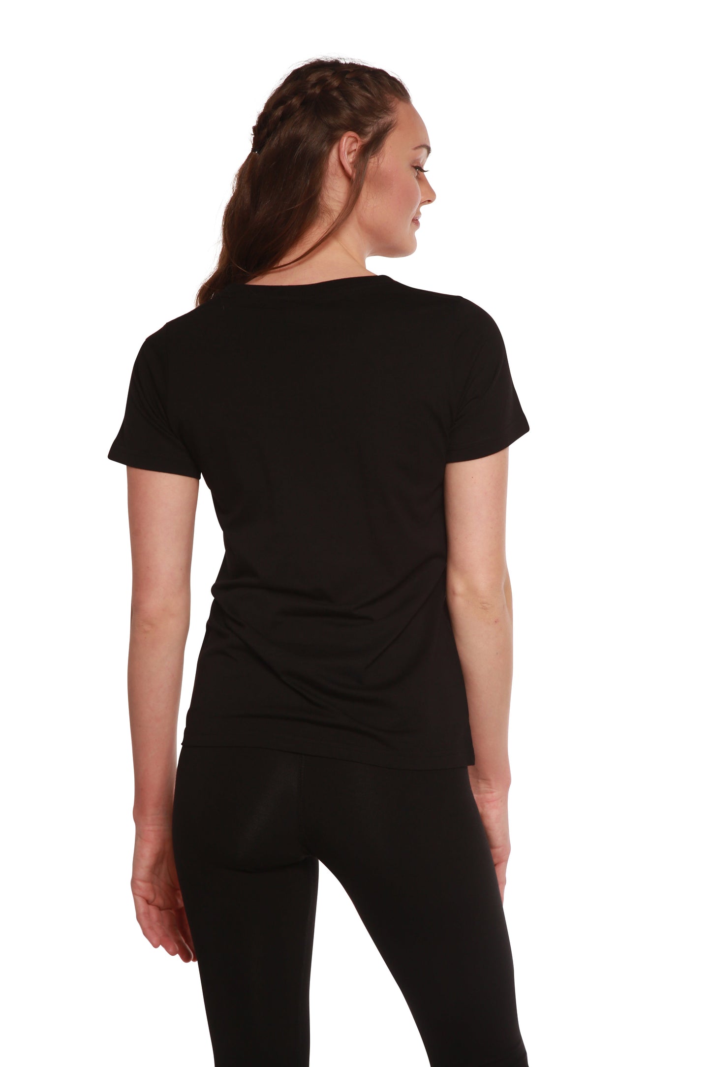 Spun Bamboo Women's Bamboo/cotton Short Sleeve Scoop Neck T-shirt in Extra Large view 8 - Spun Bamboo Clothing (top)