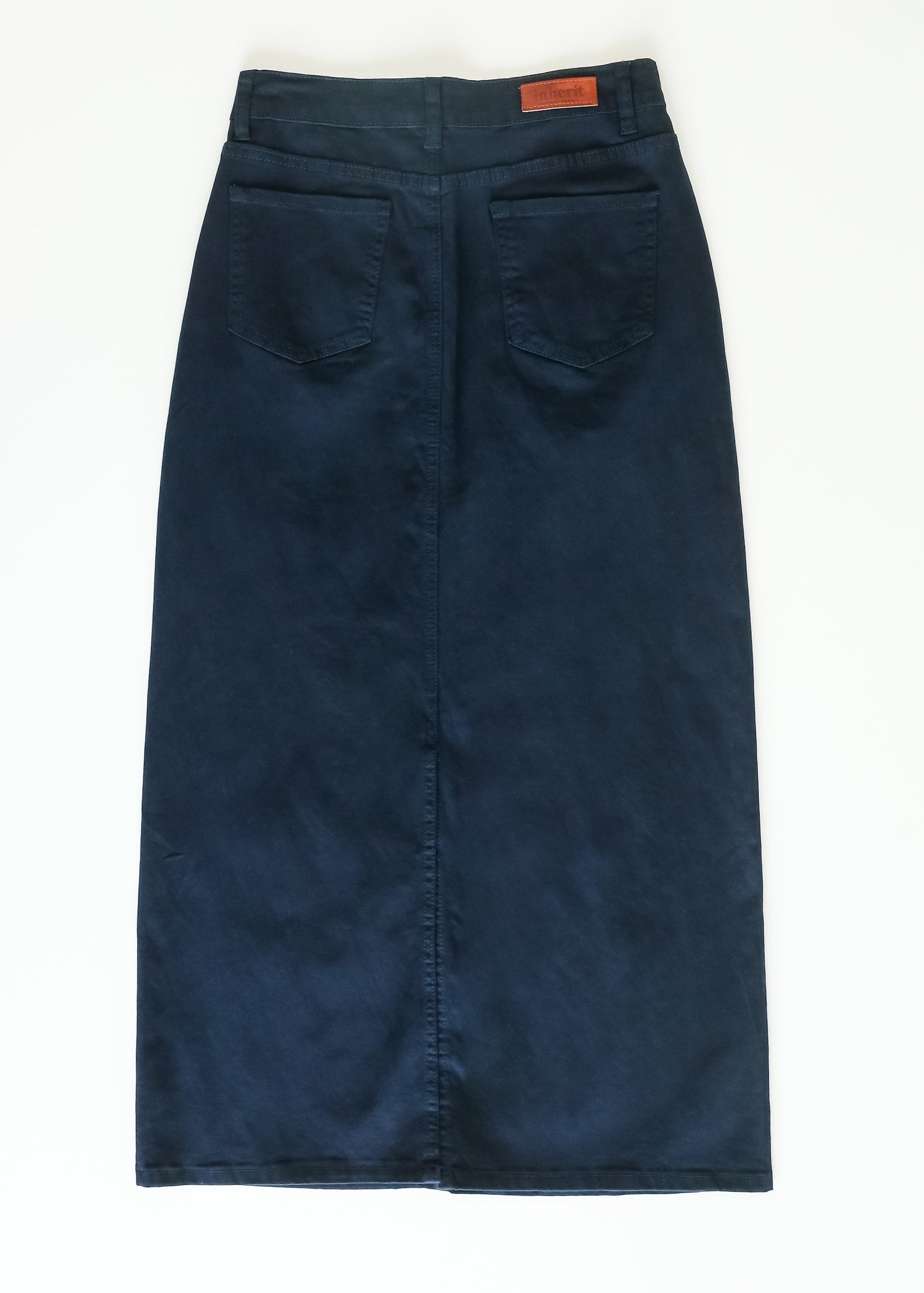 Stella Navy Maxi Denim Skirt in 18 view 9 - Stella Nova Navy Skirt (dress)