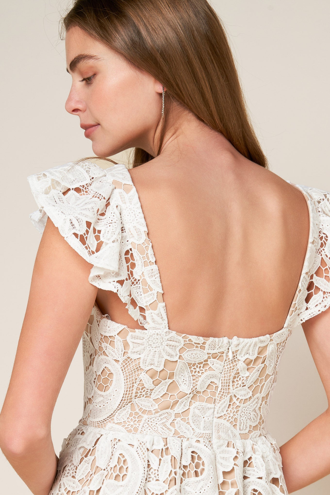 Still Thinking Lace Midi Dress view 9 - Still Thinking Shirt
