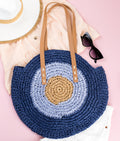 Straw Circle Tote view 9 (bag) - straw circle bag, straw circle handle tote handbag, straw bag circle h - shop at us.meeeshop