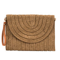 Straw Foldover Convertible Clutch view 11 (piece) - talbots straw foldover clutch, clutch at straws ori - shop at us.meeeshop