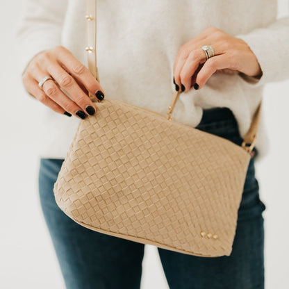 Suede Harper Hobo Shoulder Bag view 10 - Harper Suede Bag