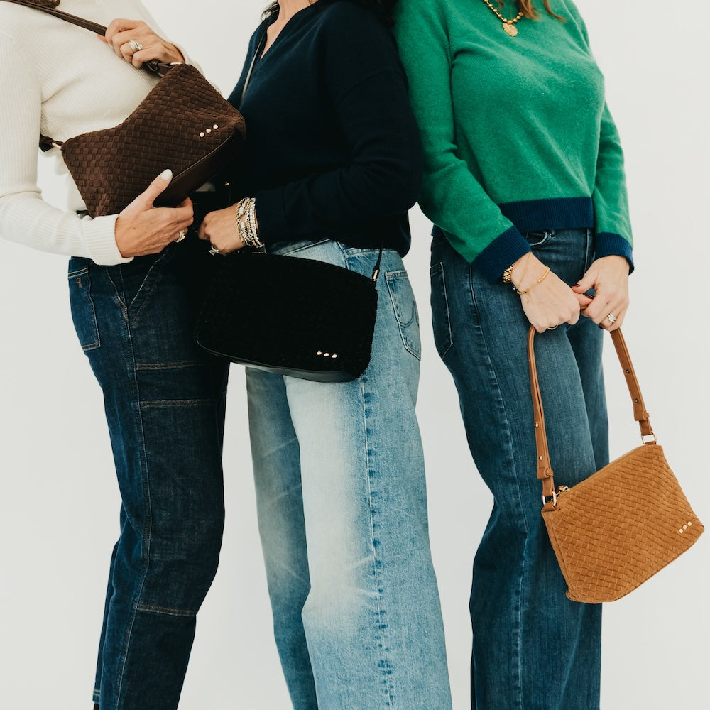 Suede Harper Hobo Shoulder Bag view 14 - Harper Suede Bag