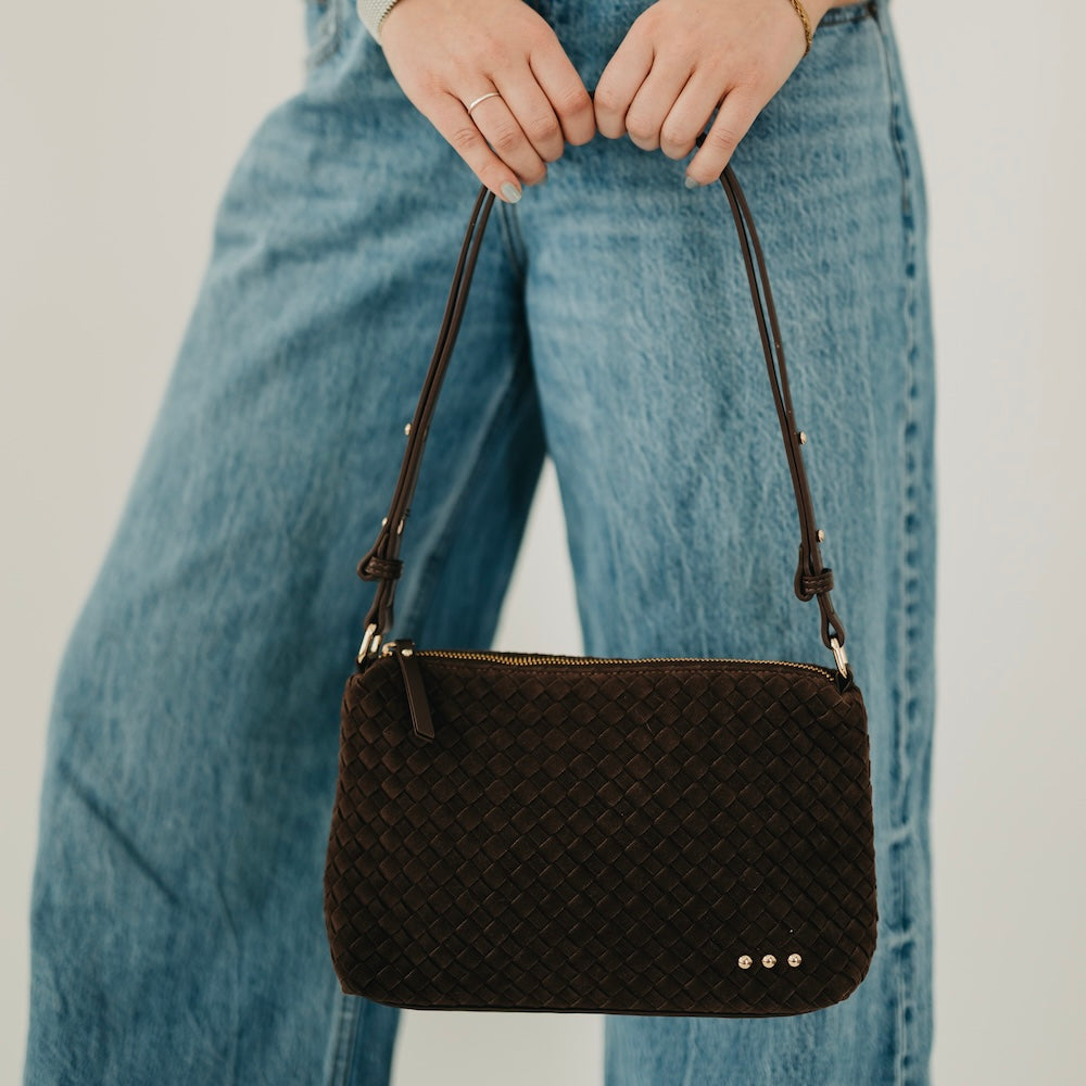 Suede Harper Hobo Shoulder Bag view 5 - Harper Suede Bag