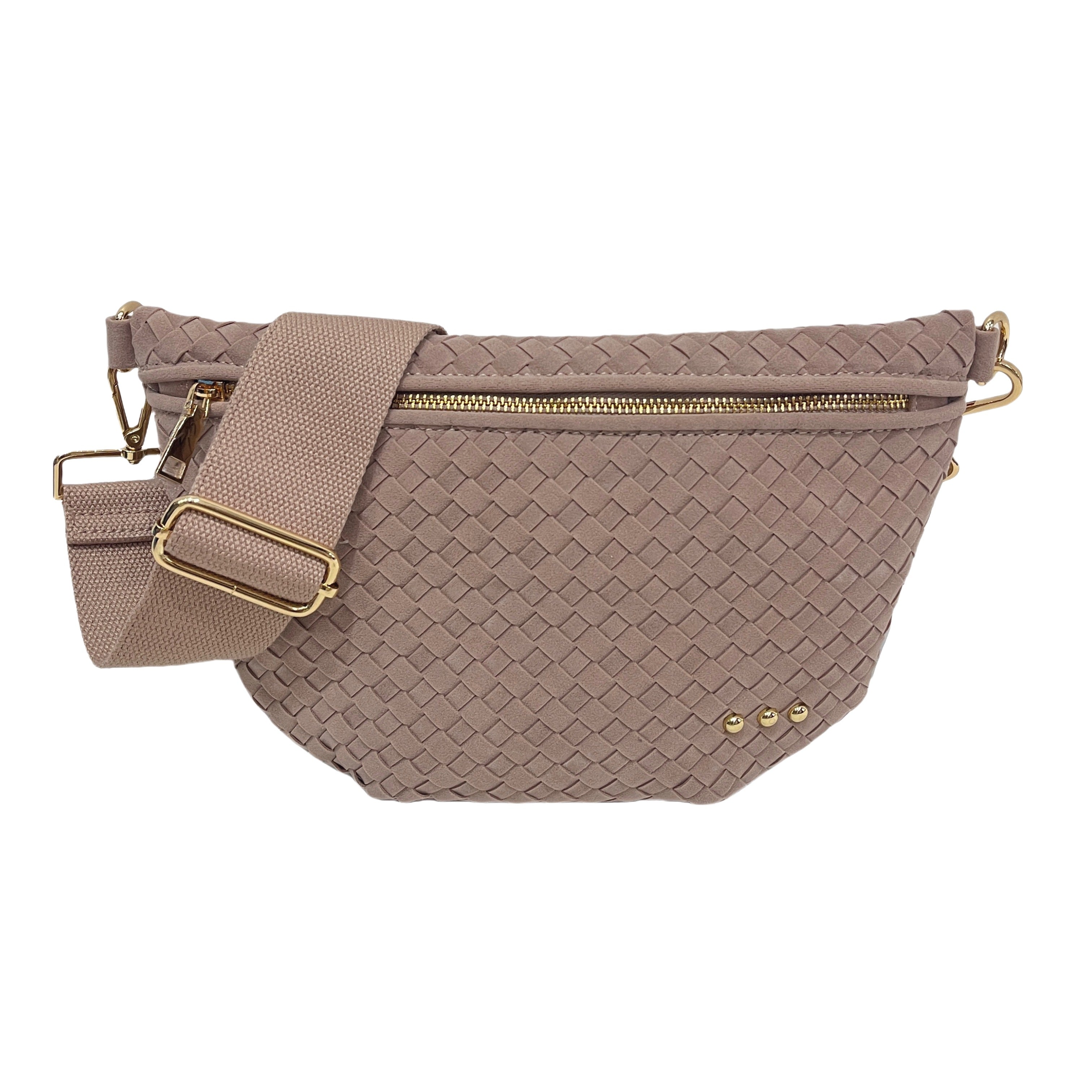 Suede Westlyn Woven Bum Bag view 21 (bag) - suede westlyn bum bag, suede westlyn woven bum bag, how to  - shop at us.meeeshop