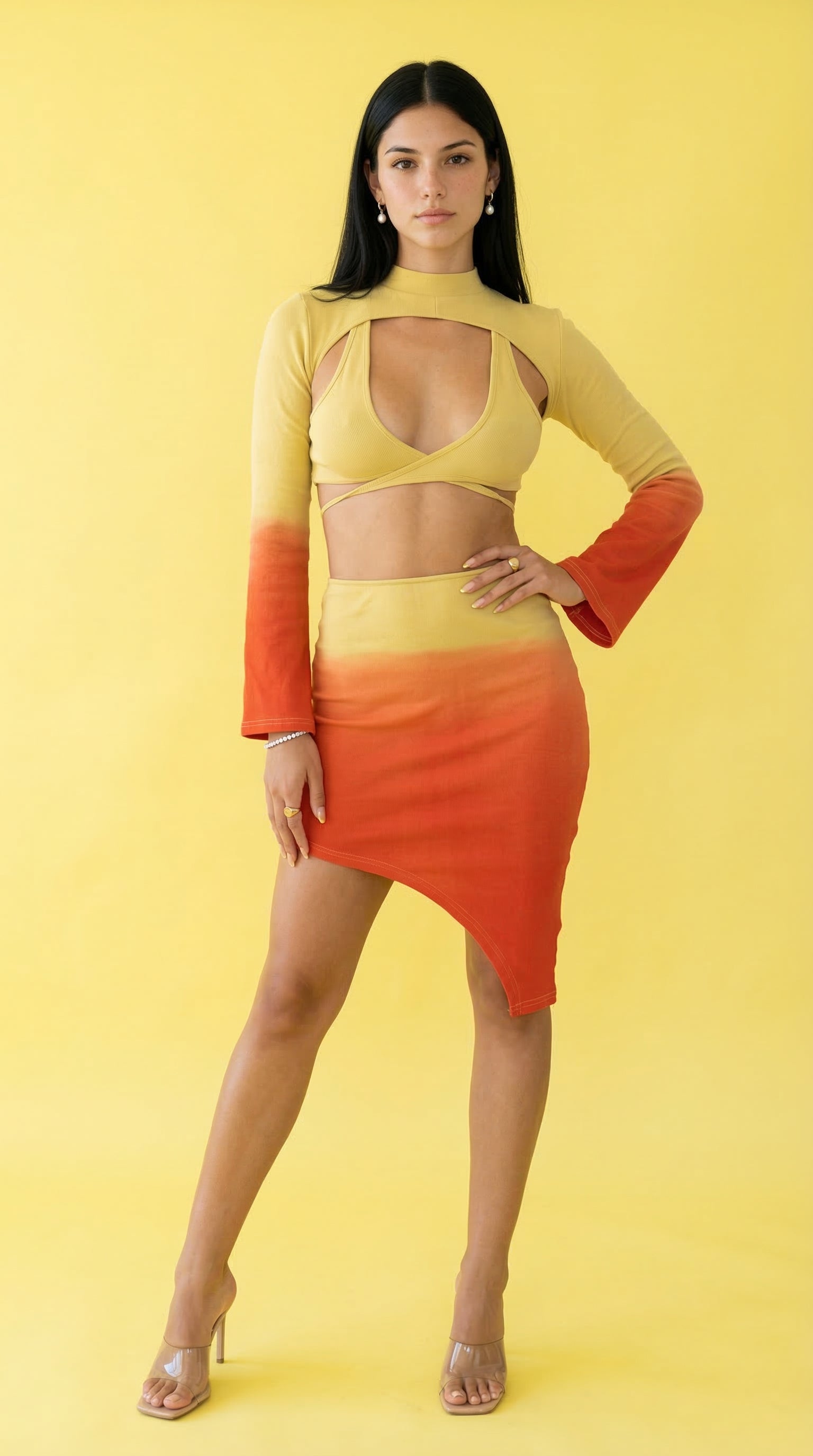 Summer Sunset Aura 3 Piece Set in Medium view 2 - Summer Outfit Idea - Summer Sunset Set Ffxiv (one-piece)