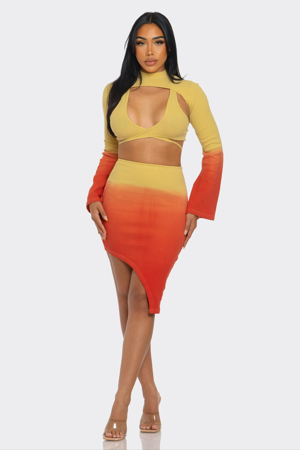 Summer Sunset Aura 3 Piece Set view 5 - Summer Outfit Idea - Summer Sunset Set Ffxiv (one-piece)