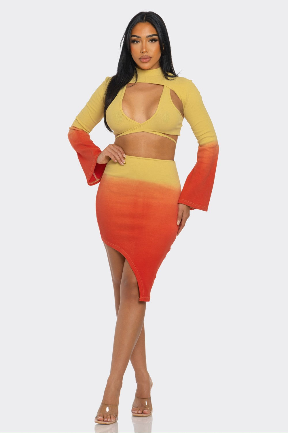 Summer Sunset Aura 3 Piece Set view 6 - Summer Outfit Idea - Summer Sunset Set Ffxiv (one-piece)