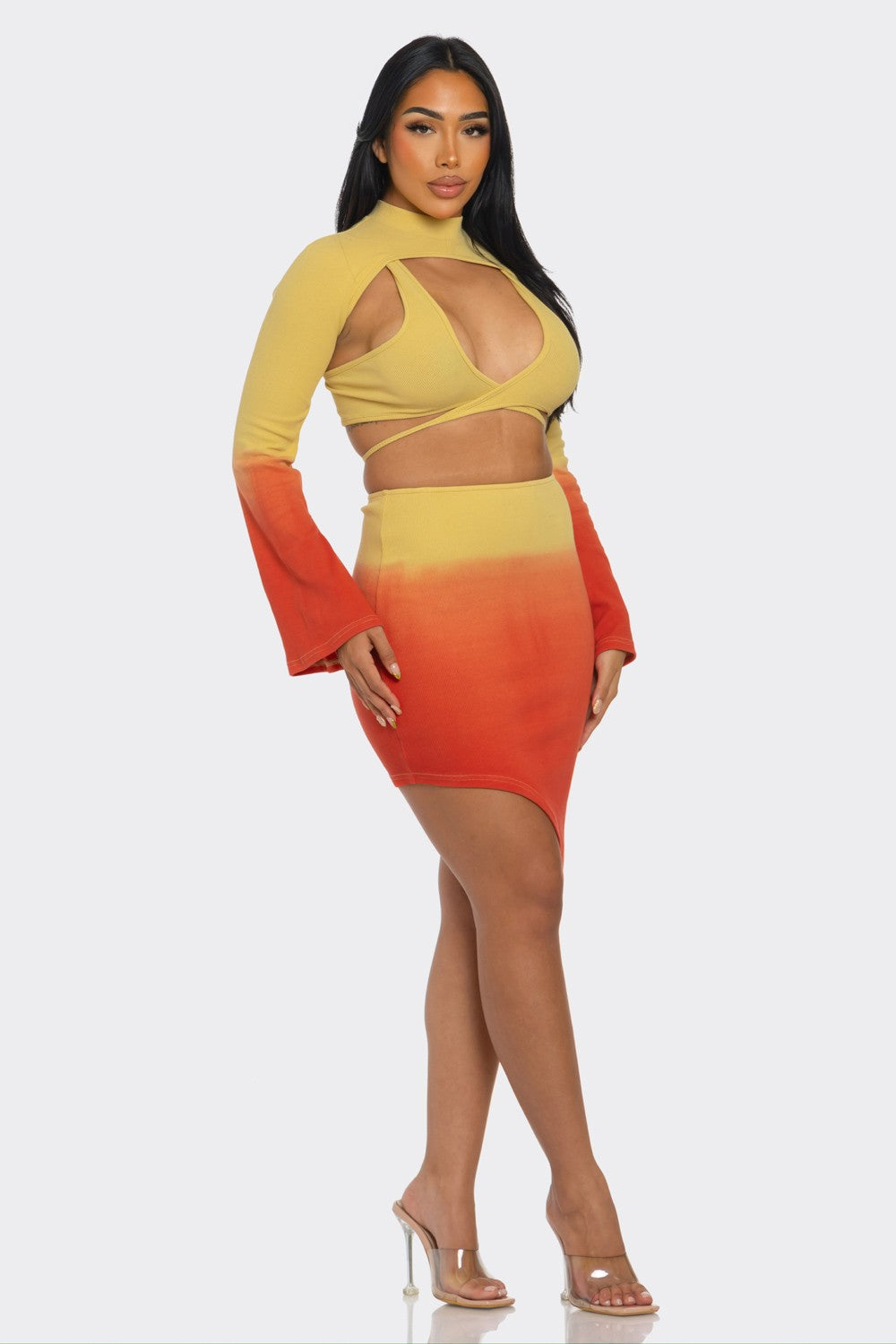Summer Sunset Aura 3 Piece Set view 7 - Summer Outfit Idea - Summer Sunset Set Ffxiv (one-piece)