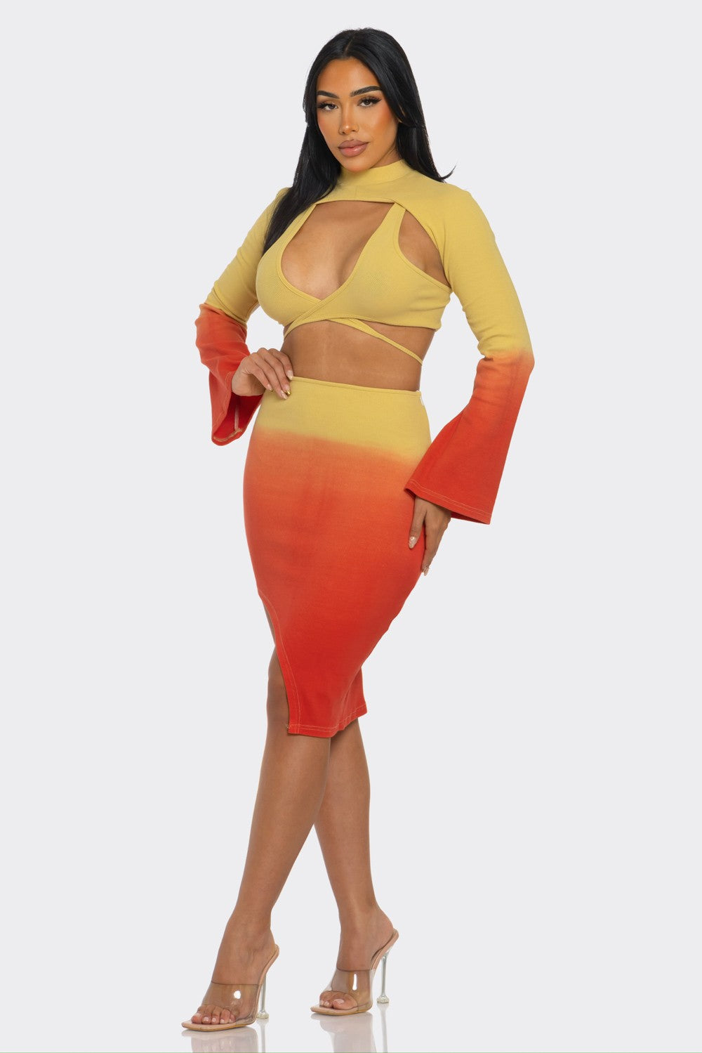Summer Sunset Aura 3 Piece Set view 8 - Summer Outfit Idea - Summer Sunset Set Ffxiv (one-piece)
