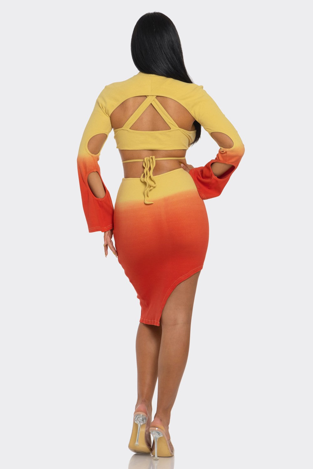 Summer Sunset Aura 3 Piece Set view 9 - Summer Outfit Idea - Summer Sunset Set Ffxiv (one-piece)