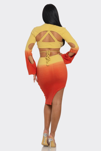 Summer Sunset Aura 3 Piece Set view 9 - Summer Outfit Idea - Summer Sunset Set Ffxiv (one-piece)