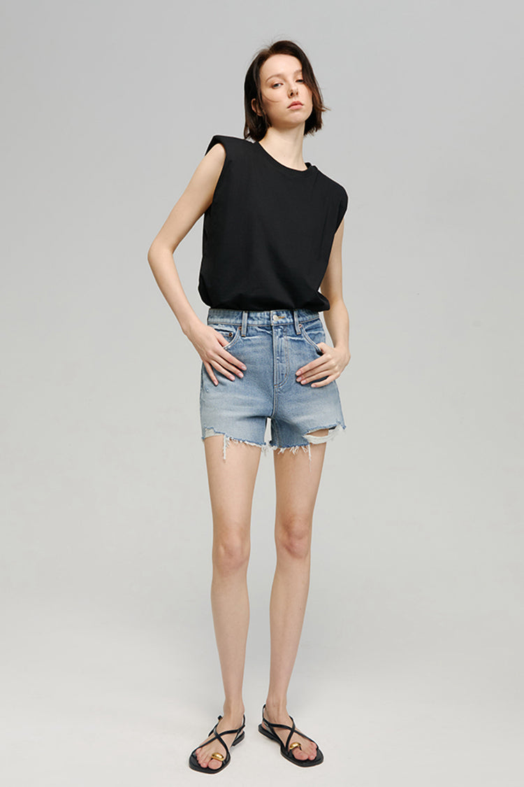 Sun-kissed Vintage Cut Off Shorts - MeeeShop Women's Fashion