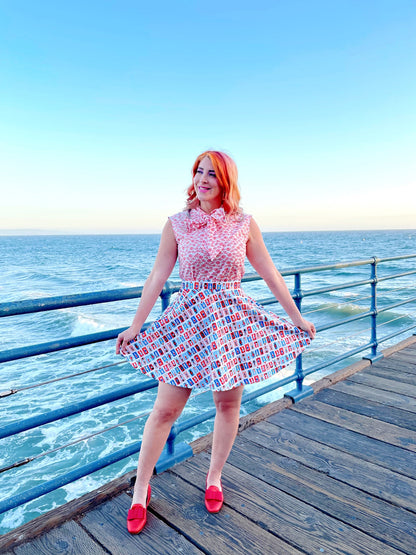 Sunny Days Skater Skirt in XS - Sunny Days Floral Mini Skirt Set