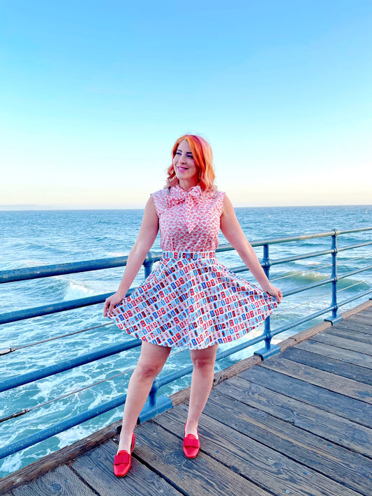 Sunny Days Skater Skirt in XS - Sunny Days Floral Mini Skirt Set