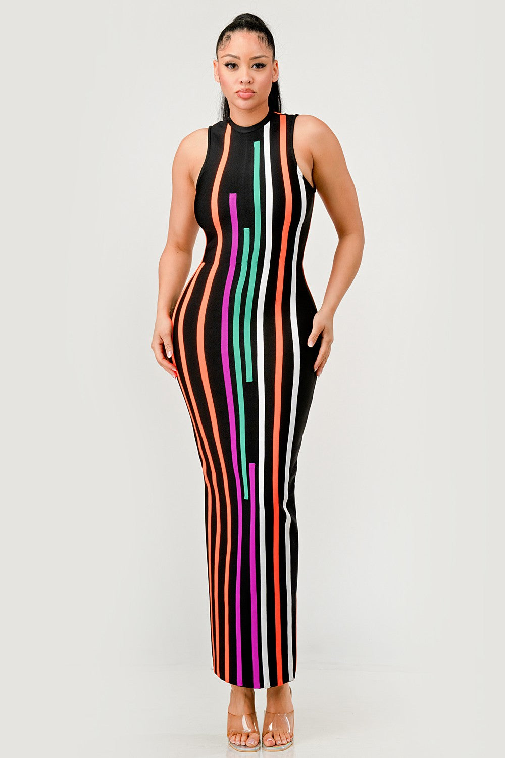 Sunset Boulevard Maxi in BLACK - Sunset Boulevard Maxi Trusso (dress)