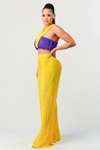 Sunset Fiesta Two-piece Set in Large view 3 - Sunset Set Festival (one-piece)