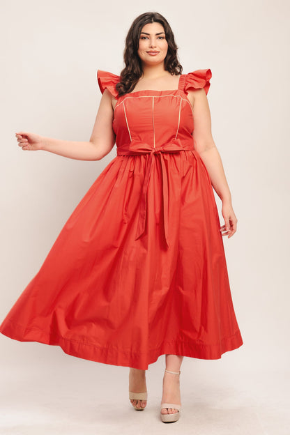 Sunset Romance Woven Midi Dress view 9 - Sunset Love Dress Billabong