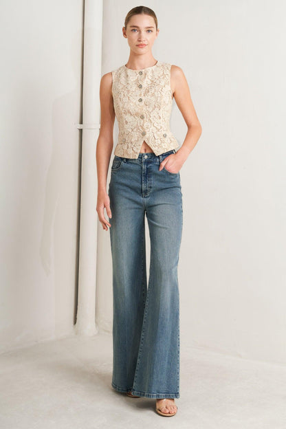 Sweet but Strong Woven Vest view 12 (top)