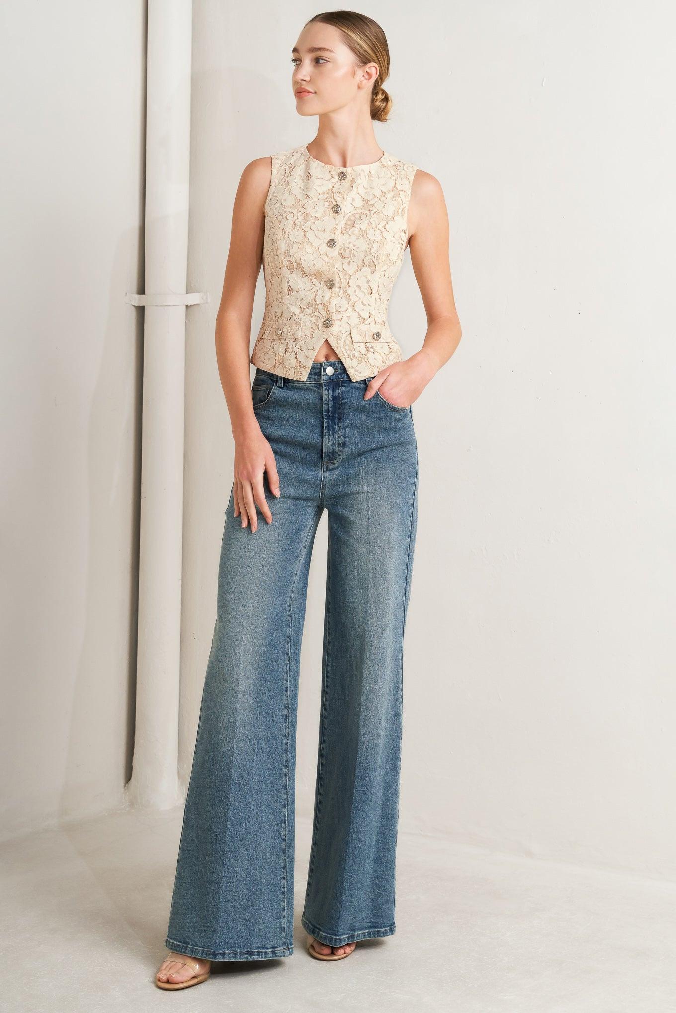 Sweet but Strong Woven Vest view 14 (top)
