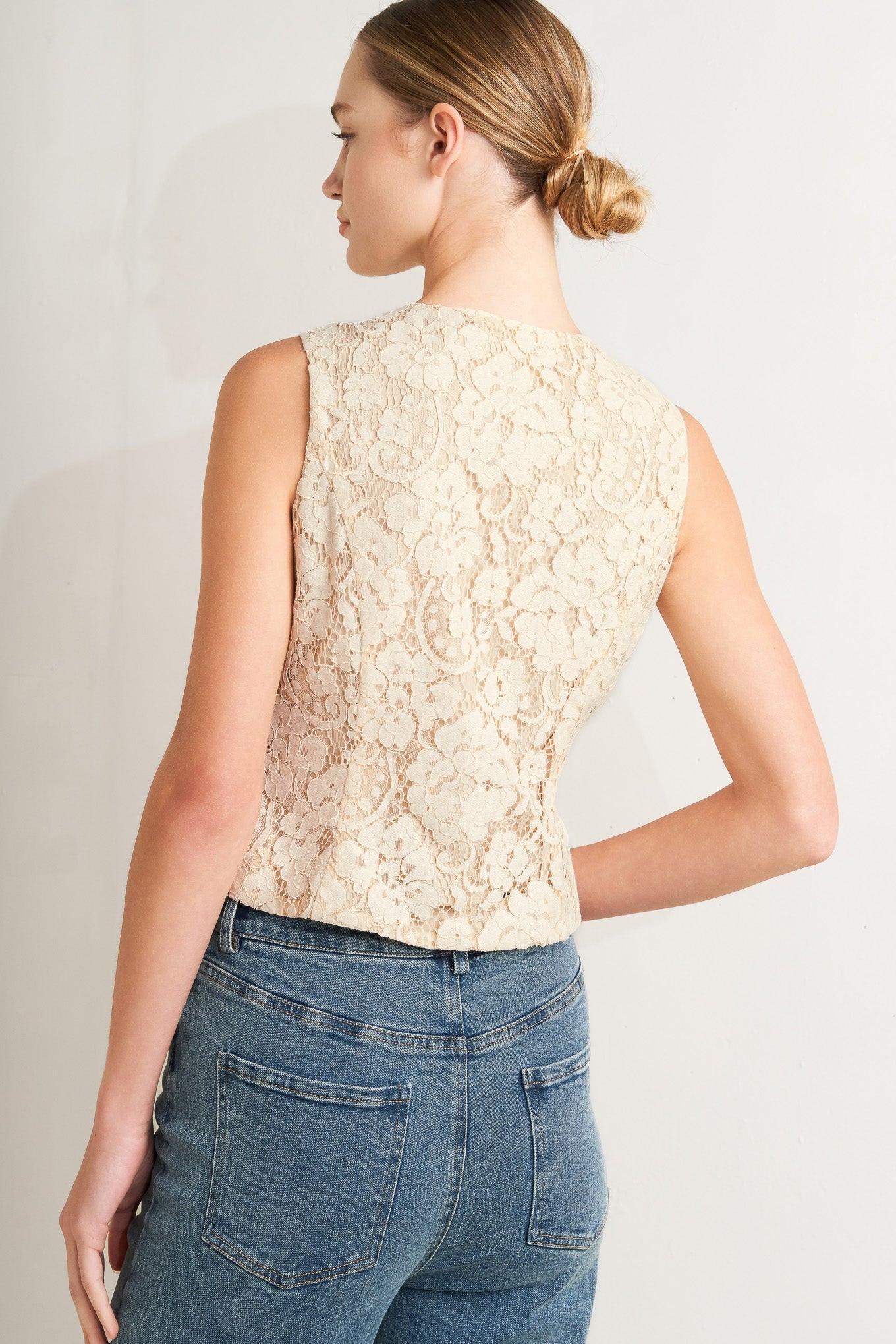 Sweet but Strong Woven Vest view 16 (top)