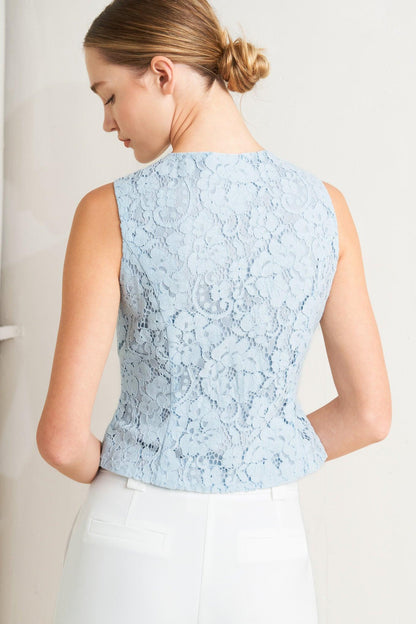 Sweet but Strong Woven Vest view 7 (top)