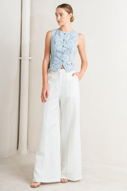 Sweet but Strong Woven Vest view 9 (top)