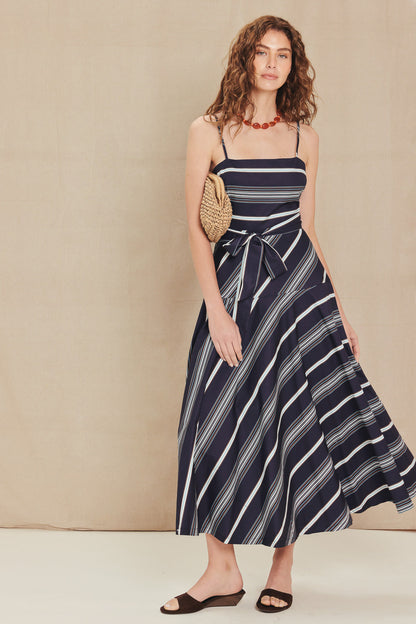 Sweet Escape Stripe Woven Midi Dress view 13 - Sweet Escape Dress Windsor