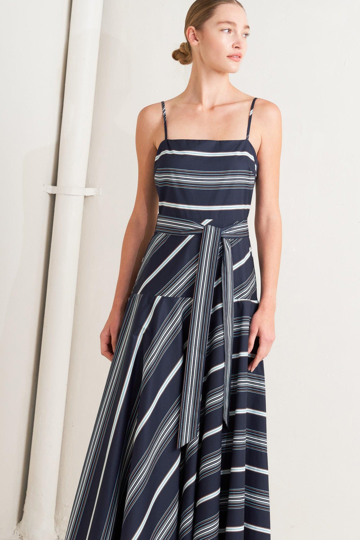 Sweet Escape Stripe Woven Midi Dress view 14 - Sweet Escape Dress Windsor