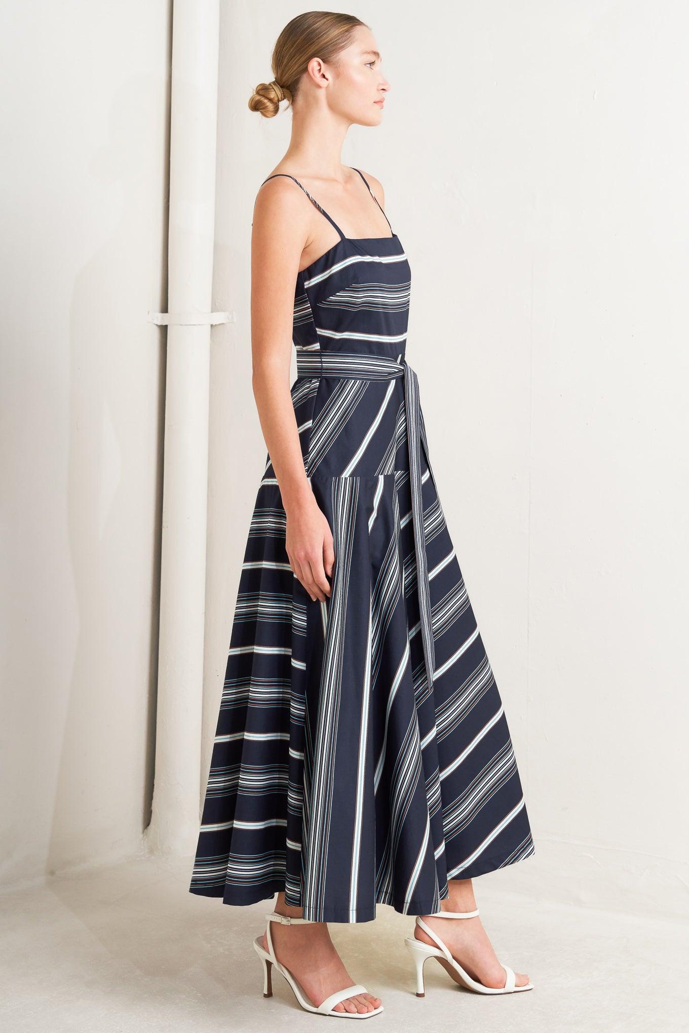 Sweet Escape Stripe Woven Midi Dress view 16 - Sweet Escape Dress Windsor