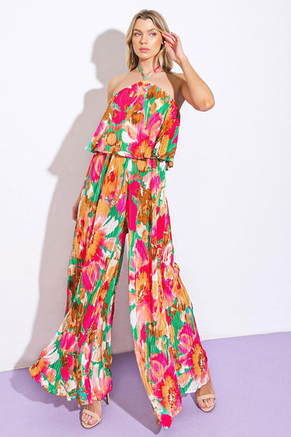 Swing of Things Plisse Jumpsuit view 6 (one-piece)