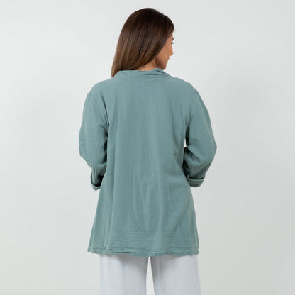 Tammy- Jacket/top for Every Occasion 100% Cotton Gauze in 0 (XS/S) view 7