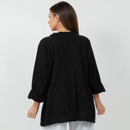 Tammy- Jacket/top for Every Occasion 100% Cotton Gauze in 0 (XS/S) view 9
