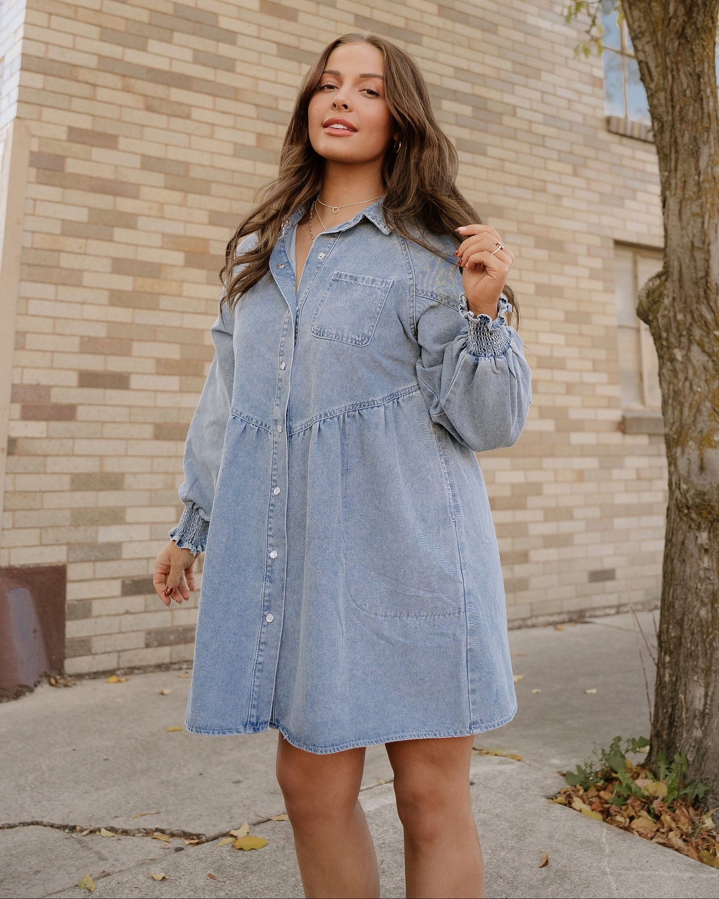 Tatum Dress - Beau Blue view 5 - Blue Dress
