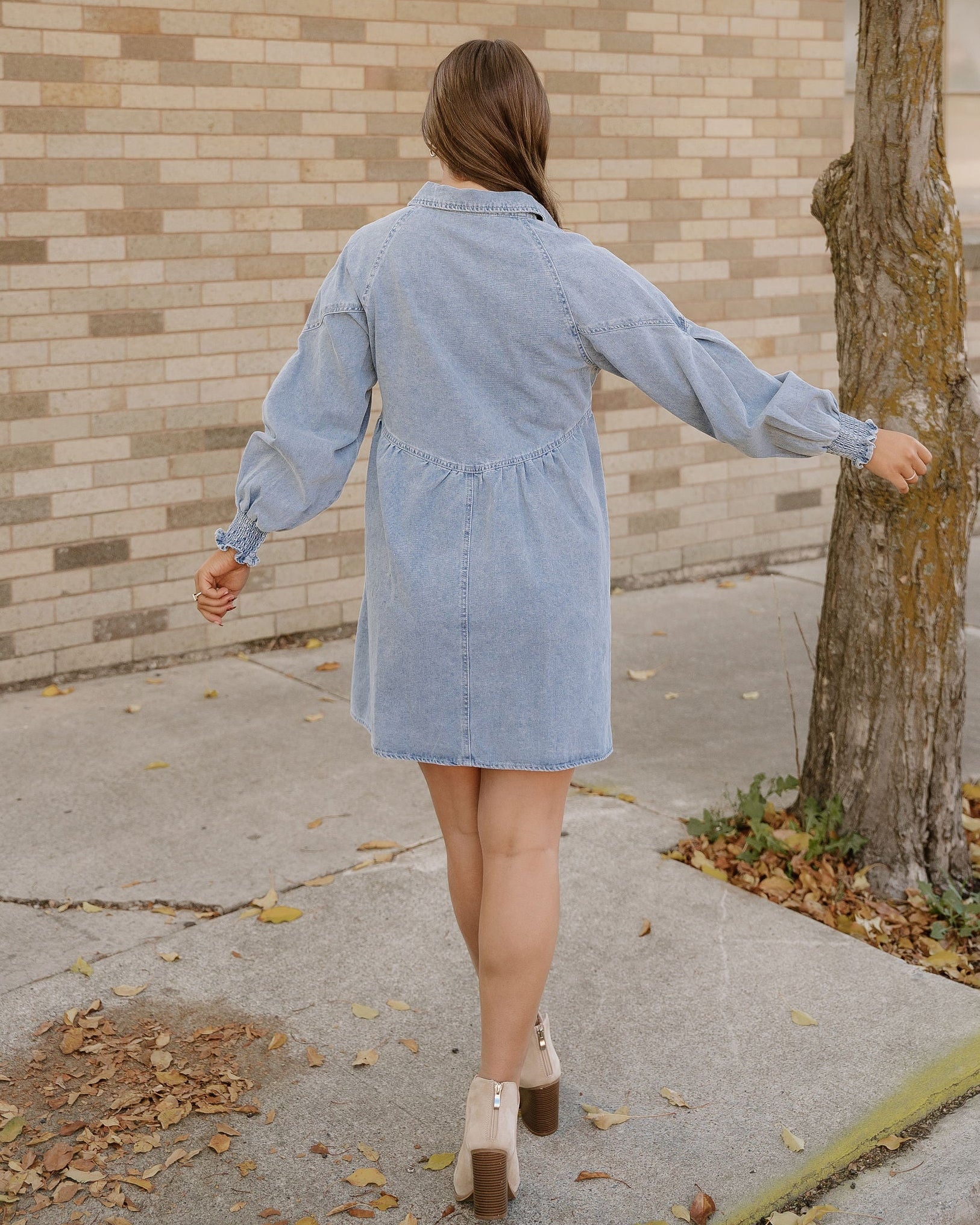 Tatum Dress - Beau Blue view 7 - Blue Dress