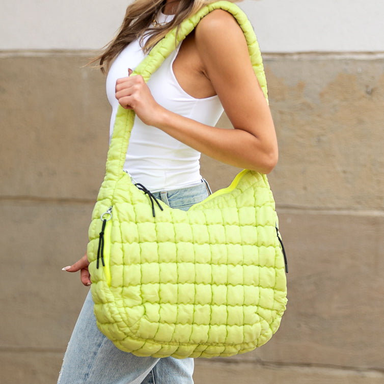 Taylor Quilted Puffer Tote view 13 - Bella Taylor Quilted Tote (bag)