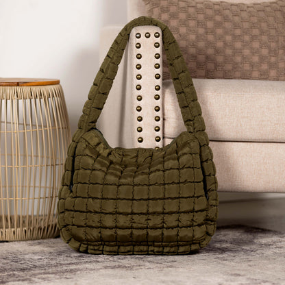 Taylor Quilted Puffer Tote view 22 - Bella Taylor Quilted Tote (bag)