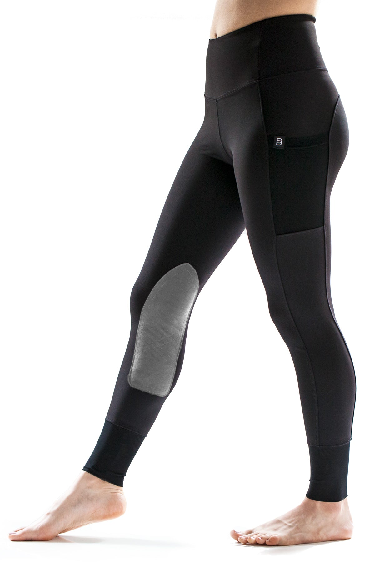Taylor Riding Pants in Black/Black view 3 - Tailored Riding Pants (bottom)