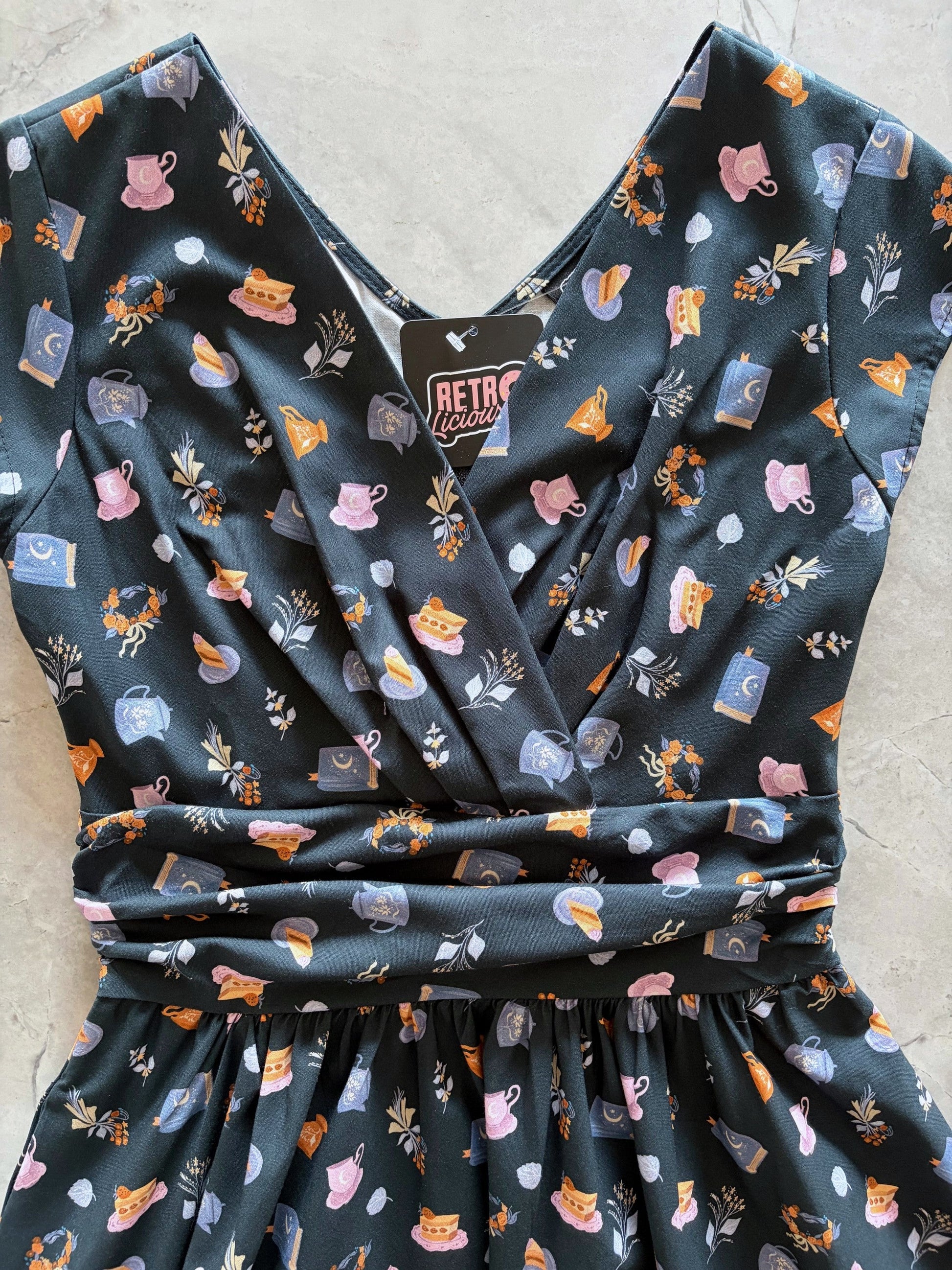 Tea Party Greta Dress in 1X view 6 - Tea Party Dresses For Women