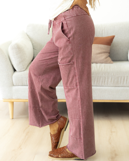 Teagan Raw Hem Pants - Wild Ginger View 4 - MeeeShop Women's Fashion