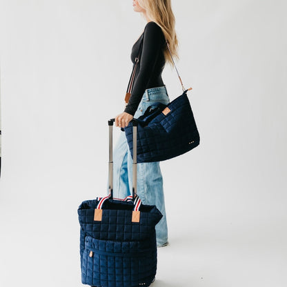 Tenley Quilted Tote Roller Bag in Camo view 8