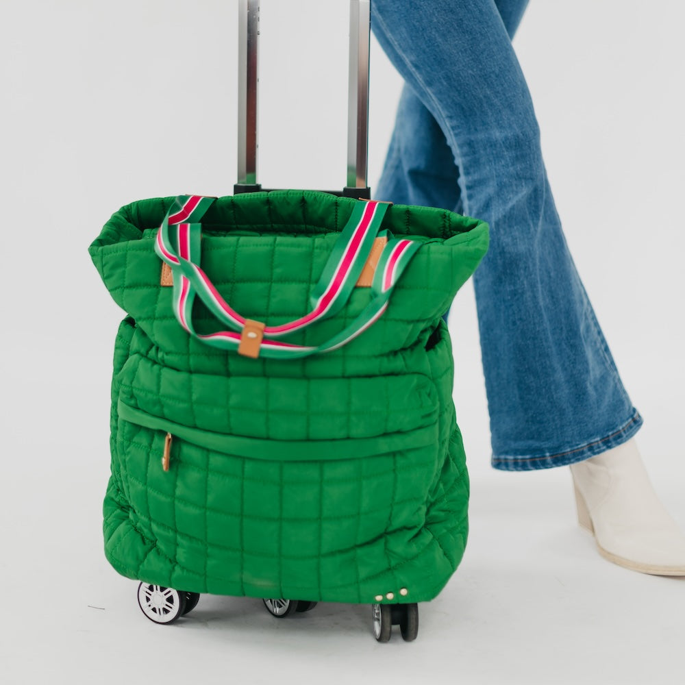 Tenley Quilted Tote Roller Bag view 20