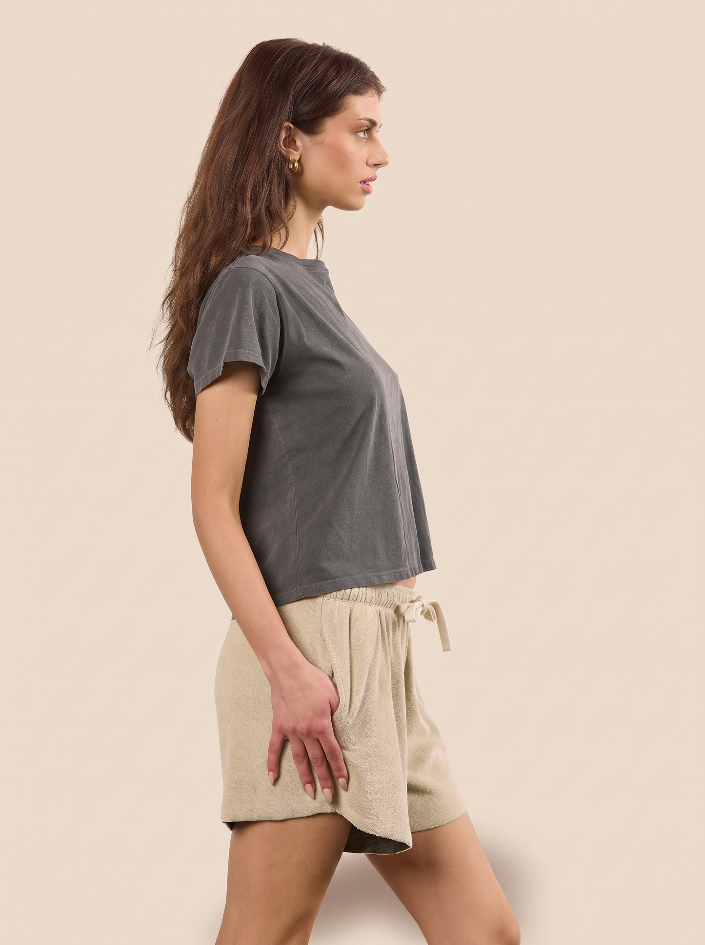 Terry Shorts in M view 3 - Terry Shorts Womens (bottom)