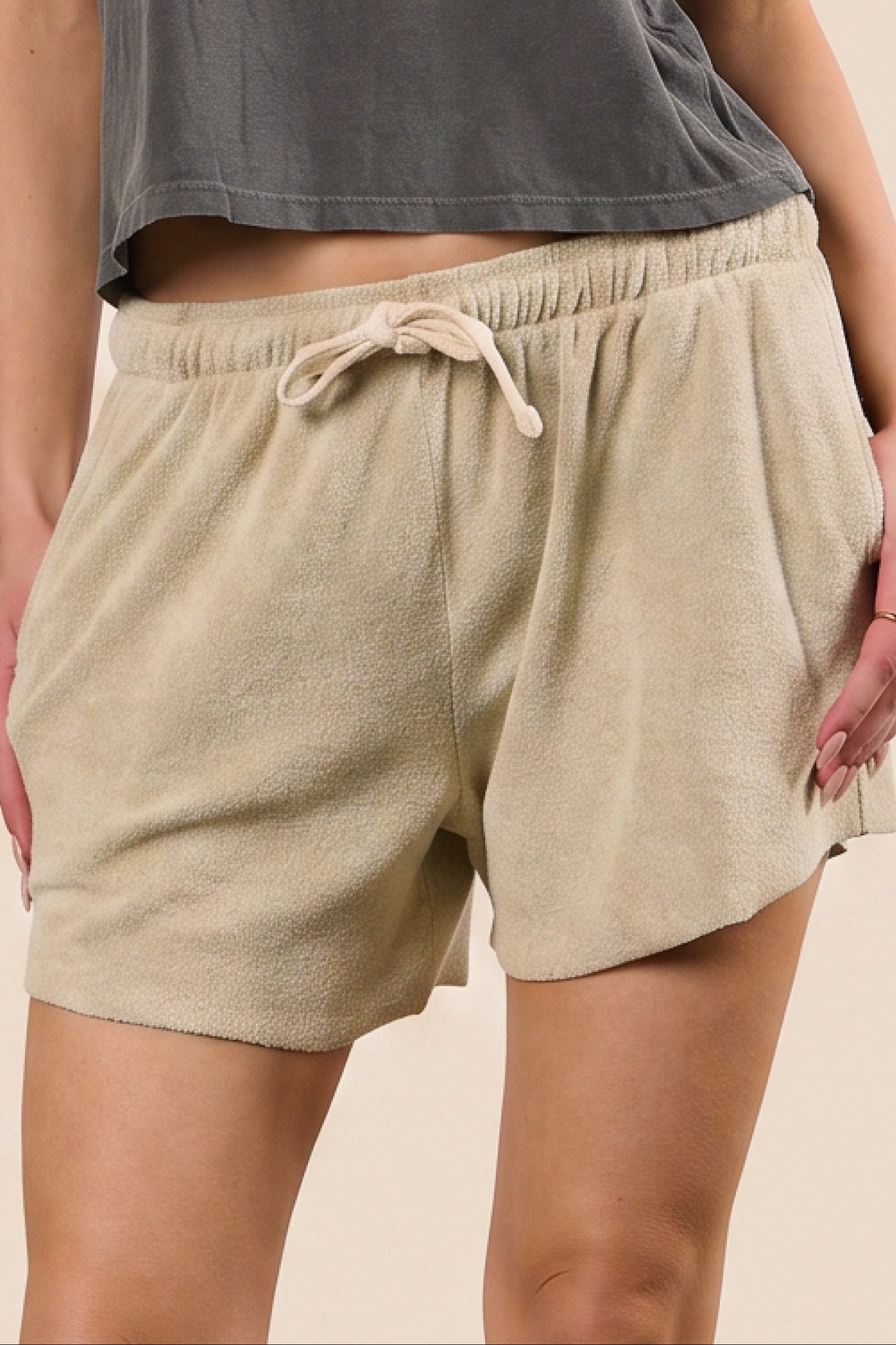 Terry Shorts in S view 2 - Terry Shorts Womens (bottom)