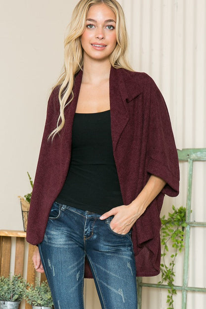 Textured Shawl Collared Sweater Cardigan in Sage view 4 - ‎Men'S Textured Shawl Collar Sweater (top)