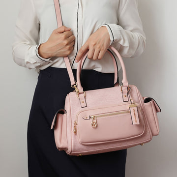 Thalia Shoulder Bag in Coffee view 2 - Talia Shoulder Bag